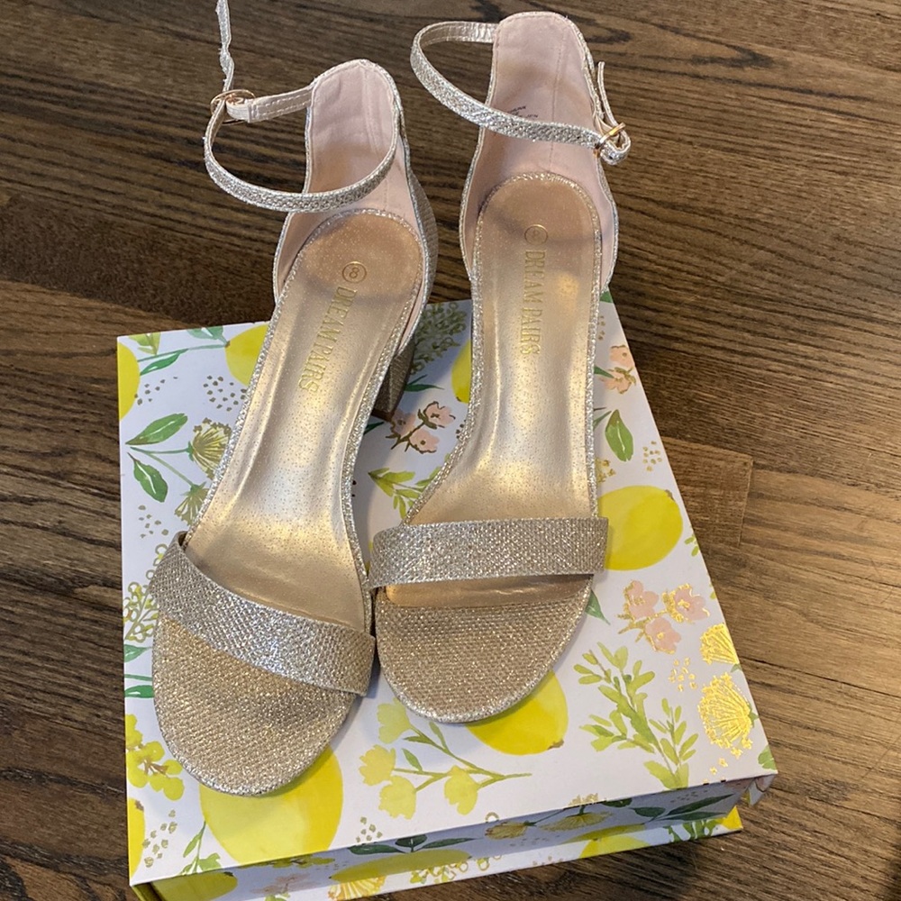 Gold heels
